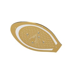 Artize, потолочный душ, Tiaara, 2-режимн., 600х350 мм,  Глянцевое золото