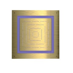 Jaquar, потолочный душ, Maze, 1-режимн., 450х450 мм,  Золотая пыль