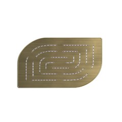 Jaquar, верх. душ, Maze, 1-режимн., 300х200 мм, Античная бронза