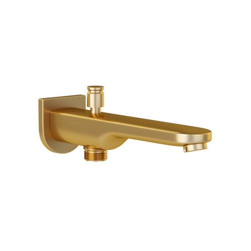 Излив для ванны Opal Prime, с переключением на руч. душ, Матовое золото PVD. Фото 1